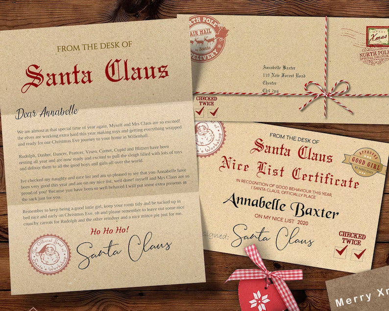 Letter From Santa Clause